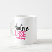 Mug Infirmière pédiatrique Funny Cadeau (Devant gauche)