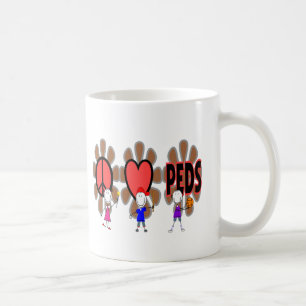 Mug Infirmière pédiatrique--"Pédiatrie d'amour de