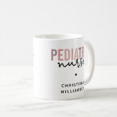 Mug Infirmière pédiatrique sur mesure PEDS Infirmière (Devant droit)