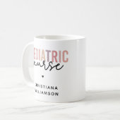 Mug Infirmière pédiatrique sur mesure PEDS Infirmière (Devant gauche)