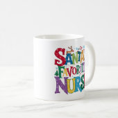 Mug - Infirmière - Père Noël (Devant droit)