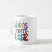 Mug - Infirmière - Père Noël (Devant gauche)