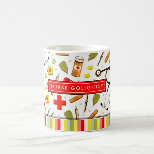 Mug Infirmière personnalisée (Centre)