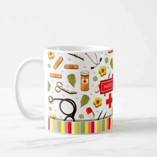 Mug Infirmière personnalisée (Gauche)