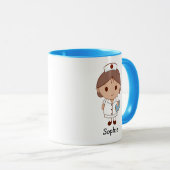 Mug Infirmière personnalisée (Devant droit)