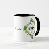 Mug Infirmière personnalisée avec nom (Devant droit)