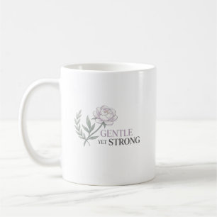 Mug Infirmière personnalisée botanique douce mais fort