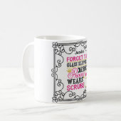 Mug INFIRMIÈRE PERSONNALISÉE - Cette Princesse Porte D (Devant gauche)
