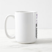 Mug Infirmière personnalisée Faits nutritionnels Drôle (Gauche)