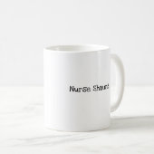 Mug Infirmière personnalisée (Infirmière roussaillée)  (Devant droit)
