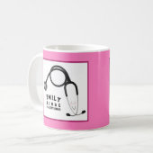 Mug Infirmière personnalisée Praticien Idées cadeaux (Devant gauche)
