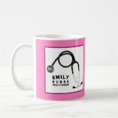 Mug Infirmière personnalisée Praticien Idées cadeaux (Gauche)