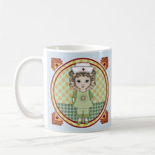Mug infirmière petite fille (Gauche)