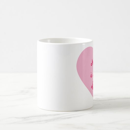 Mug Infirmière Pink Coeur Design (Centre)