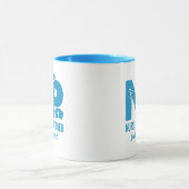 Mug Infirmière Praticien Personnalisé Café Bleu (Centre)