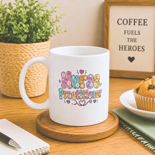 Mug Infirmière praticienne rétro
