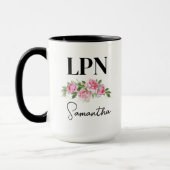 Mug Infirmière pratique autorisée par le LPN Femmes Ét (Gauche)