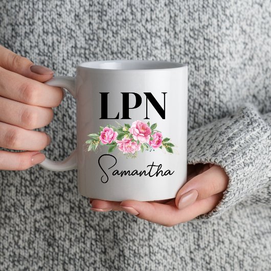 Mug Infirmière pratique autorisée par le LPN Femmes Ét