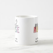 Mug Infirmière psychique de nom personnalisé | Infirmi (Centre)