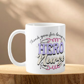 Mug Infirmière Reconnaissance Violet Typographie PERSO