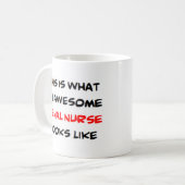 Mug infirmière rénale, géniale (Devant gauche)