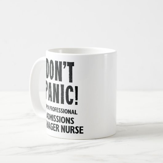 Mug Infirmière responsable des admissions (Devant gauche)
