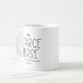 Mug Infirmière responsable Infirmière extraordinaire (Devant gauche)