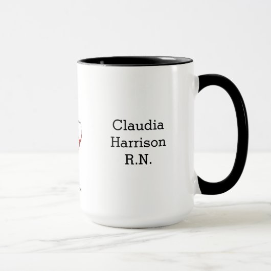 Mug Infirmière retraitée (Droite)