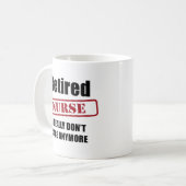 Mug Infirmière retraitée (charme des USA) (Devant gauche)