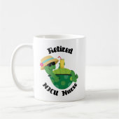 Mug Infirmière retraitée de Nicu (tortue) (Gauche)