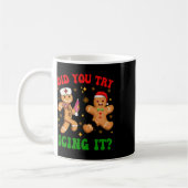 Mug Infirmière Retro Icu Noël Gingerbread Avez-Vous Es (Gauche)