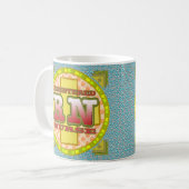 Mug Infirmière RN de nuit (Devant gauche)