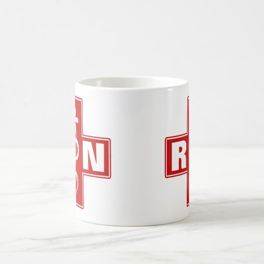 Mug Infirmière RN ou Initiales (Centre)