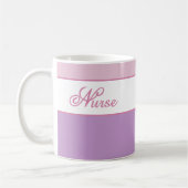 Mug Infirmière rose et violette (Gauche)