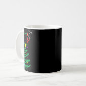 Mug Infirmière sapin de Noël Stethoscope Infirmières X (Devant gauche)