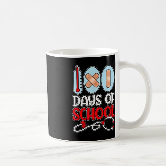 Mug Infirmière scolaire 100 jours d'amour scolaire Ste (Droite)