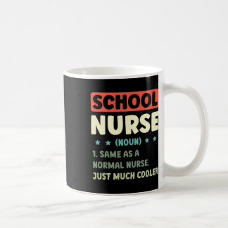 Mug Infirmière Scolaire Amusante Définition Byck À L'é