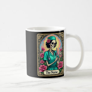Mug Infirmière Skeleton Tarot Card Funny Infirmière in