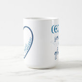 Mug Infirmière Stethoscope Coeur Bleu Café Amusant Val (Centre)