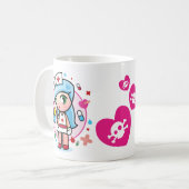 Mug infirmière superbe de kawaiii (Devant gauche)