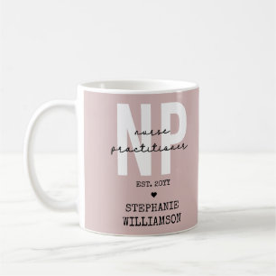 Mug Infirmière sur mesure Praticien NP Graduation Cad