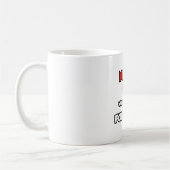 Mug Infirmière ... Travaillera Pour Le Vin (Gauche)