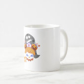 Mug Infirmière "tricher ou traiter" (Devant droit)