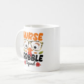 Mug Infirmière Turquie Gobble Squad Infirmière Lover D (Devant gauche)