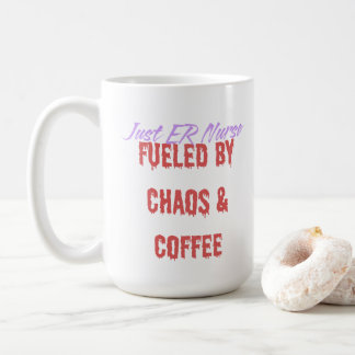 Mug Infirmière Urgences Drôle Alimentée Par Le Chaos e