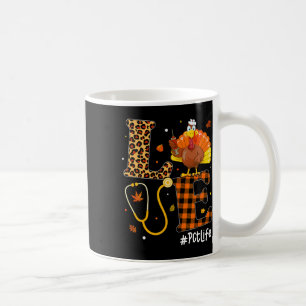 Mug Infirmière Vie Automne Pct Infirmière Leopard Plai