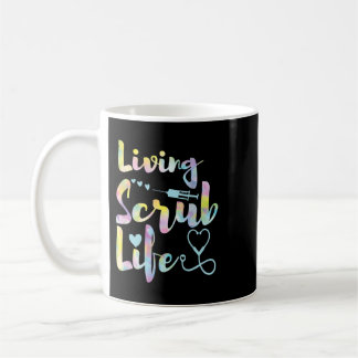 Mug Infirmière Vivre la vie de Scrub Certifié Infirmiè