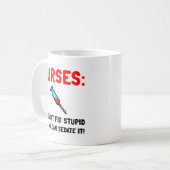 Mug Infirmières données des sédatifs (Devant gauche)