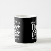 Mug Infirmières J'Ai Deux Titres Infirmière Et Mère Ch (Centre)