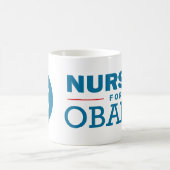 Mug Infirmières pour Obama (Centre)
